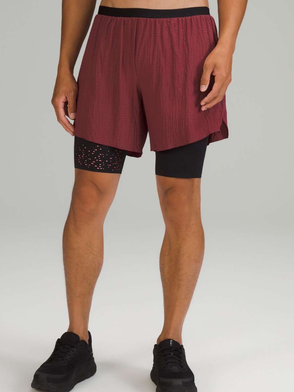lululemon athletica  Surge Lined Short 6" *Special Edition mulled wine large
